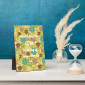 Plaque Photo Abstract Texture Silhouette Stencil Art Birthday (Côté)