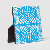 Plaque Photo abstrait doodle moderne (Recto)