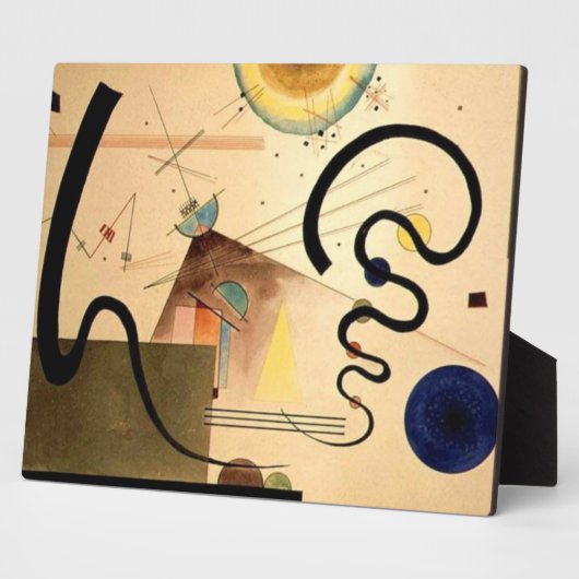 Plaque Photo Abstrait Kandinsky (Côté)