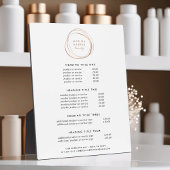 Plaque Photo Abstrait or Rose Faux | Tarifs et services