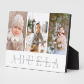Plaque Photo Abuela | Collage photo pour petits enfants (Côté)