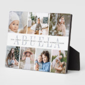 Plaque Photo "Abuela" Petits-enfants Noms 7 Photo Collage (Côté)