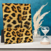 Plaque Photo Accessoires d'impression de fourrure léopard réali (Côté)