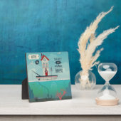 Plaque Photo Accueil C'Est Là Que L'Ancre Baisse (Insitu)