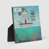 Plaque Photo Accueil C'Est Là Que L'Ancre Baisse (Recto)