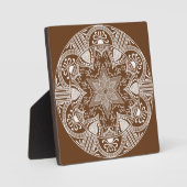 Plaque Photo Acorn Mandala (Recto)