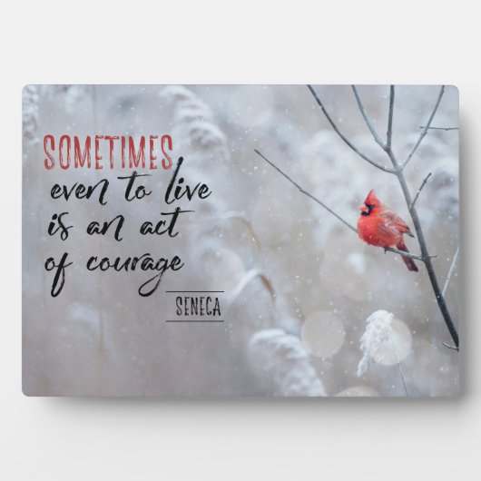 Plaque Photo Acte de courage (Devant)