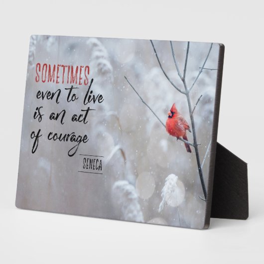 Plaque Photo Acte de courage (Côté)