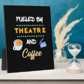 Plaque Photo Acteur alimenté par le café de théâtre (Côté)