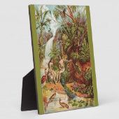 Plaque Photo Adam Et Eve Dans Le Jardin (Côté)