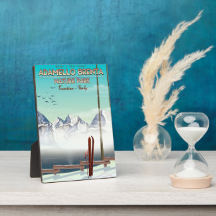 Plaque Photo Adamello Brenta nature park Italy Vacation print