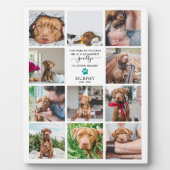 Plaque Photo Adieu le plus dur | Mémorial pour animaux de compa (Devant)