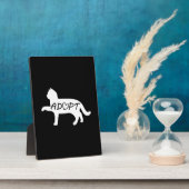 Plaque Photo Adopter le chat (Côté)