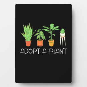 Plaque Photo Adopter Un Plante