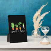 Plaque Photo Adopter Un Plante (Côté)