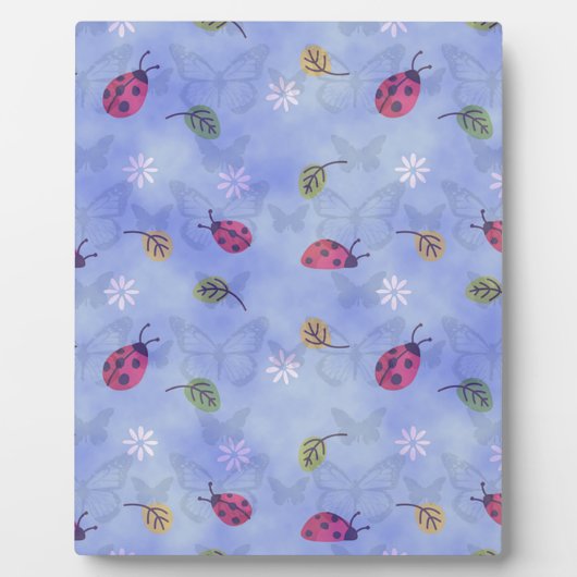 Plaque Photo adorable Ladybugs (Devant)