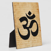 Plaque Photo Affichage du symbole Om ( Aum ) (Côté)