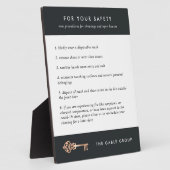 Plaque Photo Affichage immobilier / Sécurité des clients Open H (Côté)