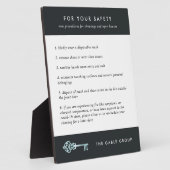 Plaque Photo Affichage immobilier / Sécurité des clients Open H (Côté)