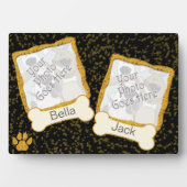 Plaque Photo Affichage photo Whimsical Chien Créer votre propre (Devant)