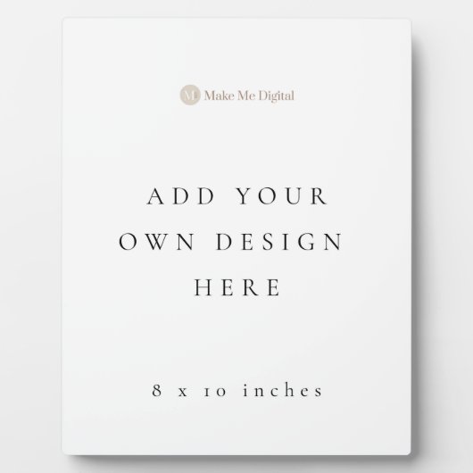 Plaque Photo Affiche 20x25 cm (Devant)