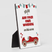 Plaque Photo Affiche de bienvenue du thème de la voiture de cou (Côté)