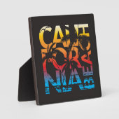 Plaque Photo Affiche de la plage de Californie (Recto)