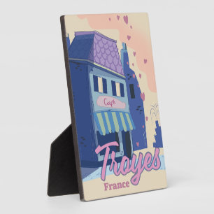 Plaque Photo Affiche de voyage à Troyes France