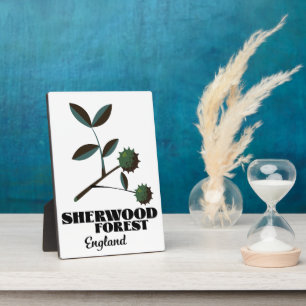 Plaque Photo Affiche de voyage de Sherwood Forest Angleterre