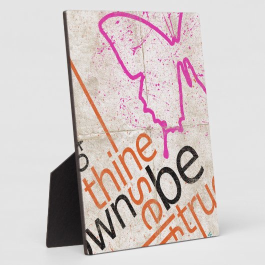 Plaque Photo Affiche motivationnelle (Côté)