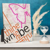 Plaque Photo Affiche motivationnelle (Côté)