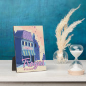 Plaque Photo Affiche voyage Troyes France (Côté)