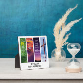 Plaque Photo AFFIRMATIONS DE LA BIBLE chrétienne personnalisée (Insitu)