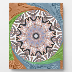 Plaque Photo Africa Asia traditional edgy pattern