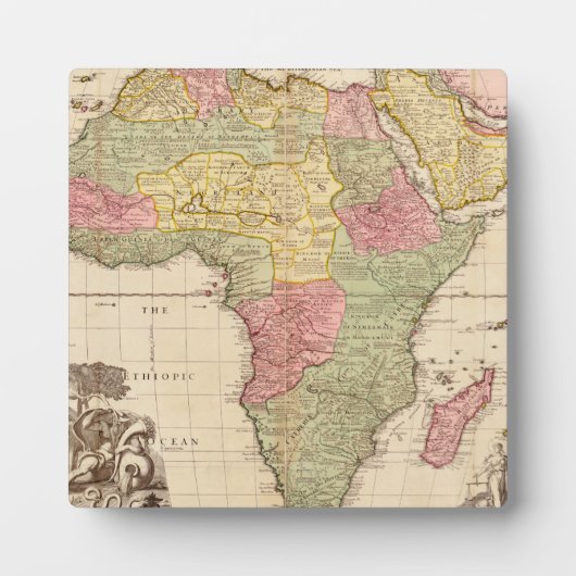 Plaque Photo Afrique vers 1725 (Devant)