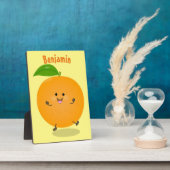 Plaque Photo Agréable agrumes d'orange (Côté)