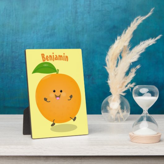 Plaque Photo Agréable agrumes d'orange (Côté)