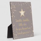 Plaque Photo Ah vous dirai-je, maman (Côté)