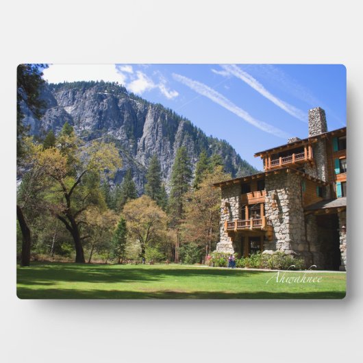 Plaque Photo Ahwahnee (Devant)