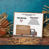 Plaque Photo Aide à l'entreprise Recherché maintenant Location  (Côté)