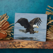 Plaque Photo Aigle en approche (Côté)