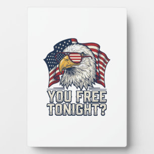 Plaque Photo Aigle Patriotique Vous Êtes Libre Ce Soir Chemise 
