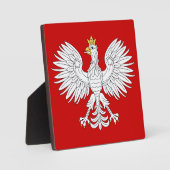 Plaque Photo Aigle polonais (Recto)