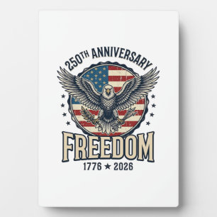 Plaque Photo Aile de la liberté vintage pour le 250e anniversai