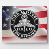 Plaque Photo Ailes à basse ouverture haute altitude (HALO) (Devant)