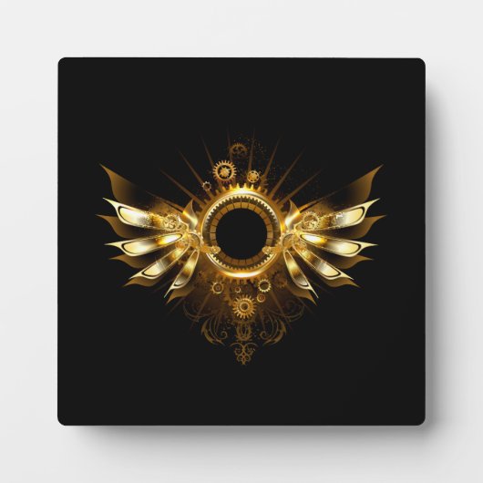 Plaque Photo Ailes de Steampunk (Devant)