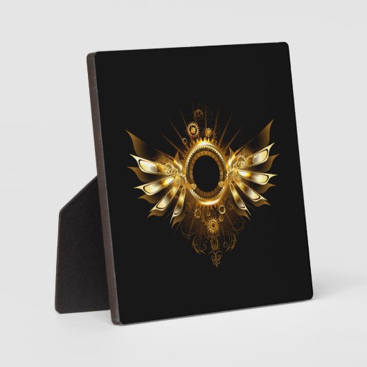 Plaque Photo Ailes de Steampunk (Recto)