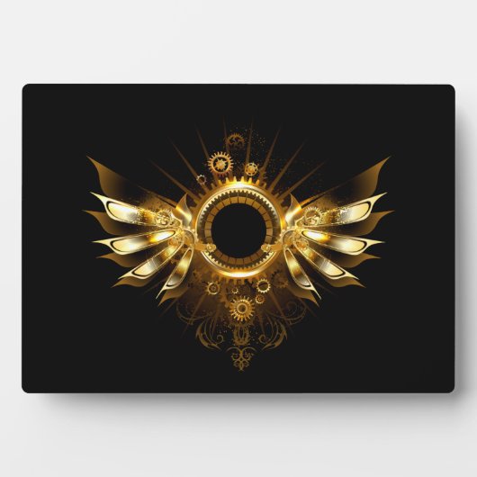 Plaque Photo Ailes de Steampunk (Devant)