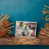 Plaque Photo Ailes vertes de sauge Collage de photos commémorat (Côté)