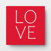 Plaque Photo Aimer la conception du texte (Devant)